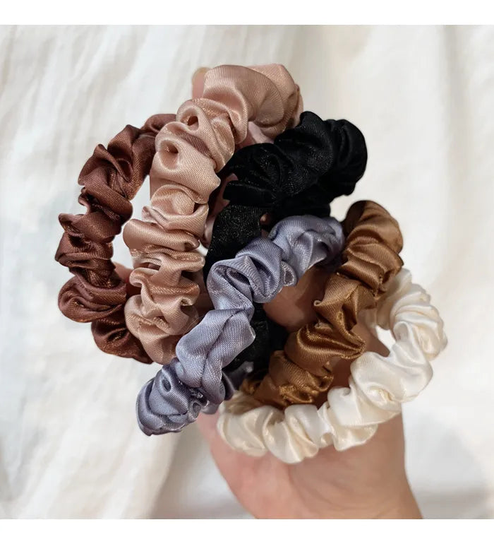 Mini Scrunchie Seide